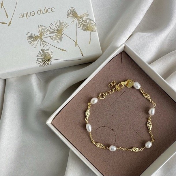 Armbnd MILENA Forgyldt Slv