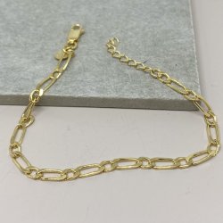 Armbnd FIGARO ONE Forgyldt slv