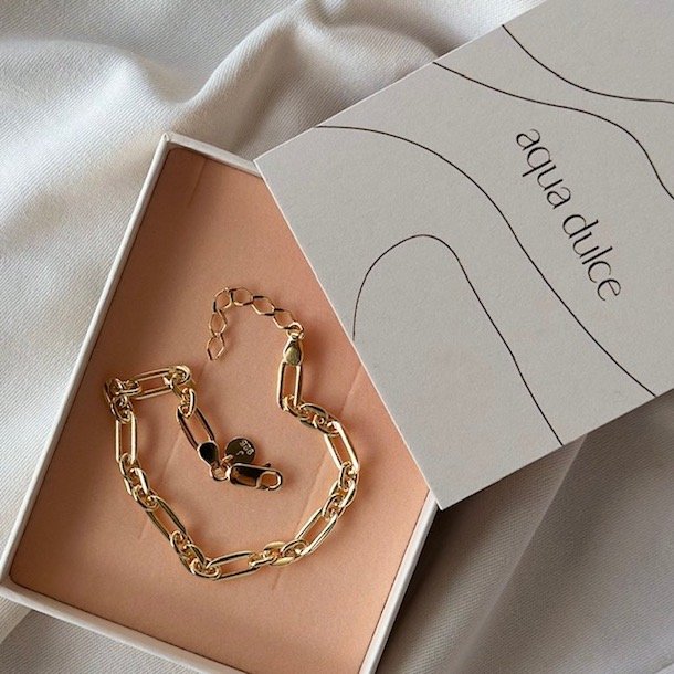 Armbnd NICE Forgyldt slv