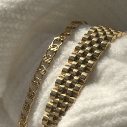 Armbnd GRANNY vandfast 18kt. forgyldt