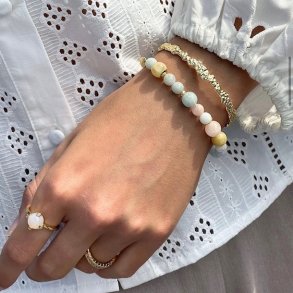 Armbnd MORGANITE DREAM Forgyldt slv