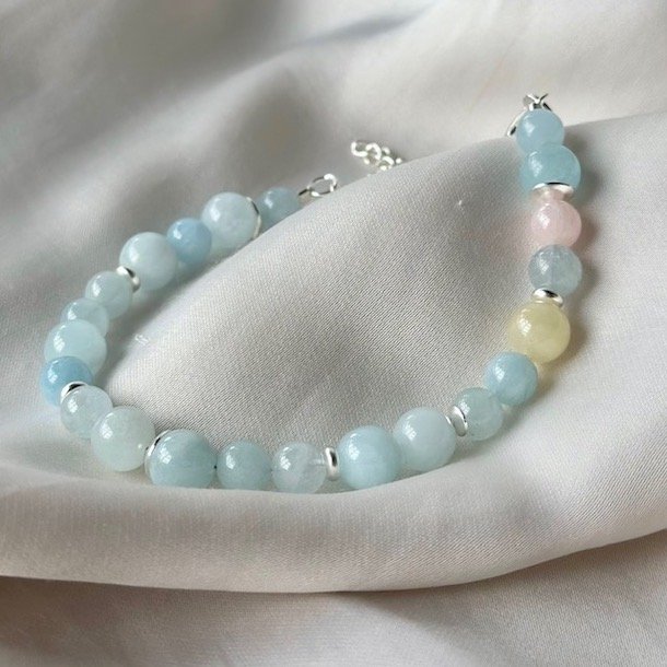 Armbnd MORGANITE DREAM Sterling slv