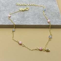 Armbnd BRAZIL forgyldt slv