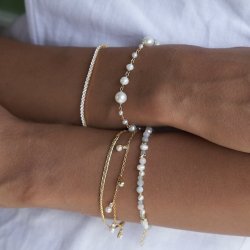 Armbnd GHITA forgyldt slv