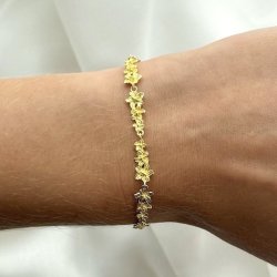 Armbnd JASMIN  Forgyldt Slv