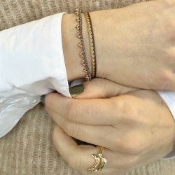 Vvet armbnd Lotus dark