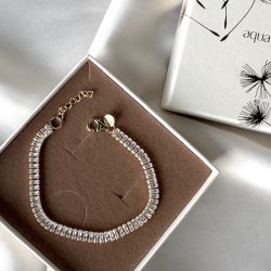 Armbnd PHILINA CLEAR Forgyldt Slv