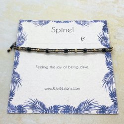 Vvet armbnd m. betydning STONE SAND