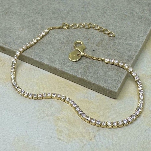 Armbnd NEW DAGNY forgyldt slv