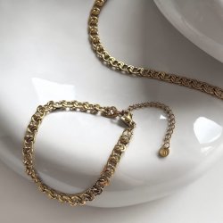 Armb�nd GRANNY vandfast 18kt. forgyldt