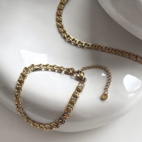 Armb�nd GRANNY vandfast 18kt. forgyldt