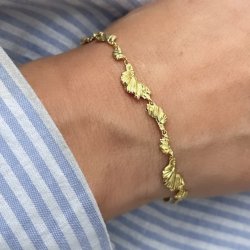 Armbnd KOI Forgyldt Slv