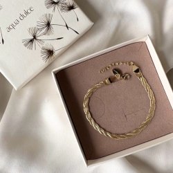 Armbnd TERESA  Forgyldt Slv