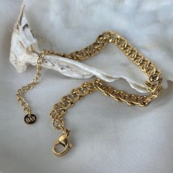 Armbnd GRANNY vandfast 18kt. forgyldt