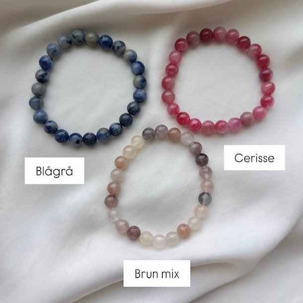 Armbnd glas med elastik