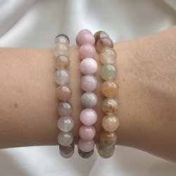 Armbnd glas med elastik