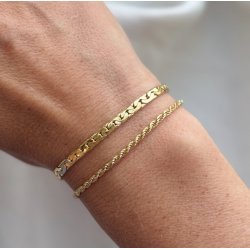 Armbnd Alexandra forgyldt