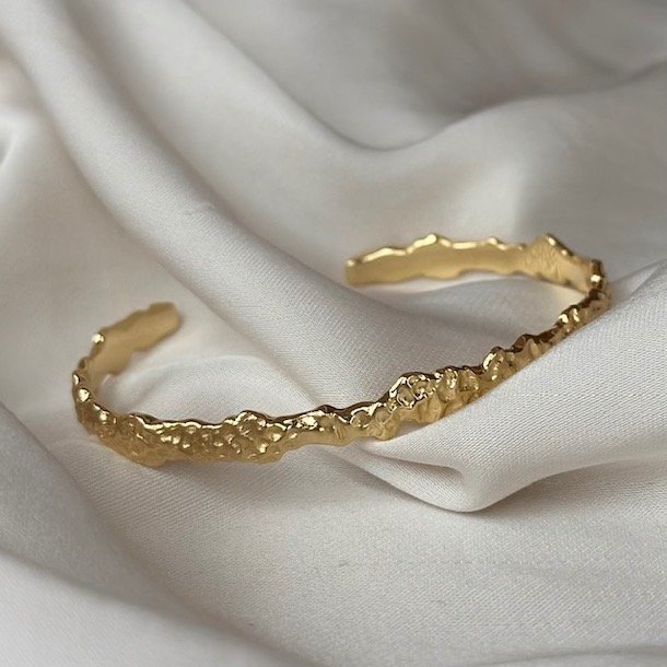 Armring CAPPA forgyldt slv