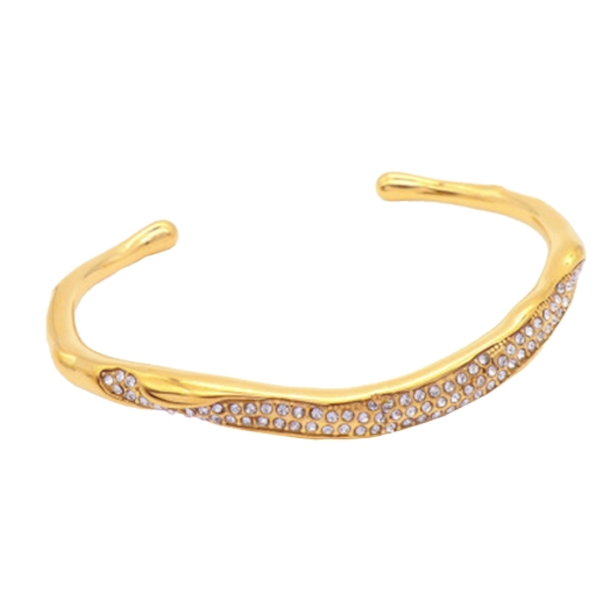 Armring GLOW ELLA vandfast 18 kt. forgyldt 