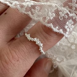 Fingerring AYA SIZE 52-62 - S�lv 