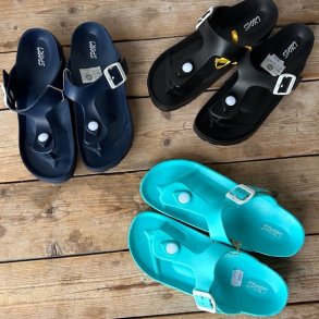 Badesandal med strop str 36-41