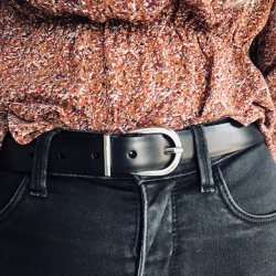 Gry blte i sort med slv spnde lder