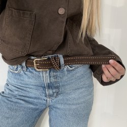 Blte med nitter Imiteret ruskind