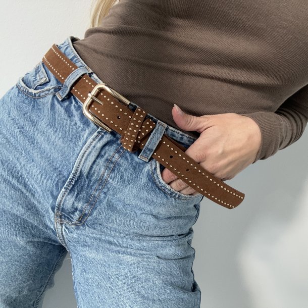 Blte med nitter Imiteret ruskind