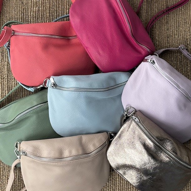 Bltetaske Bolette skind slv