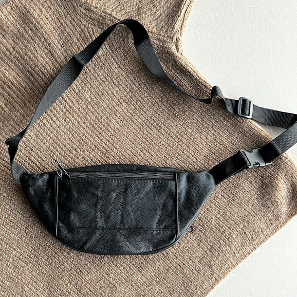 Bltetaske skind mange rum