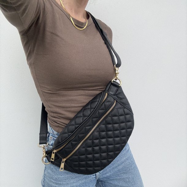 Bltetaske Jada quiltet Skind