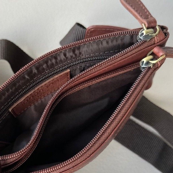 Bltetaske - bumbag skind