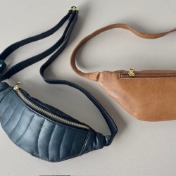  Taske nr 34 bltetaske skind