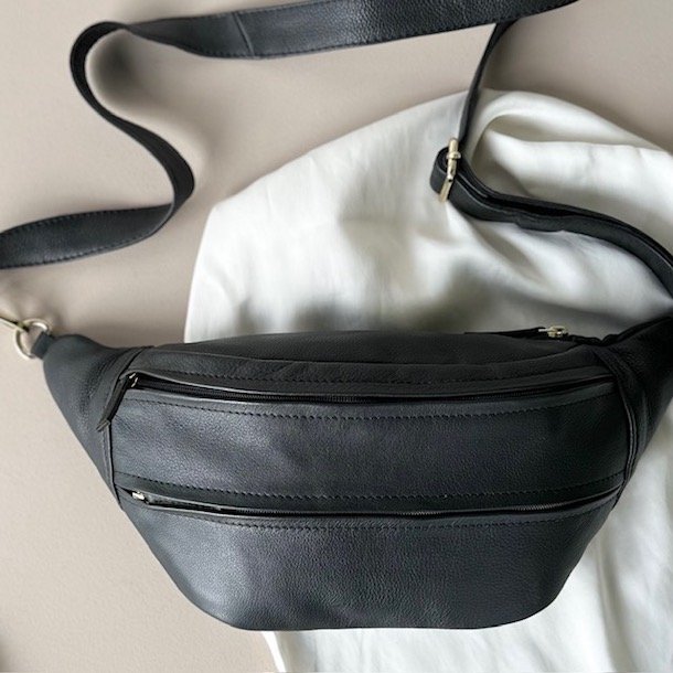 Bltetaske NEW ORIGINAL skind soft sort