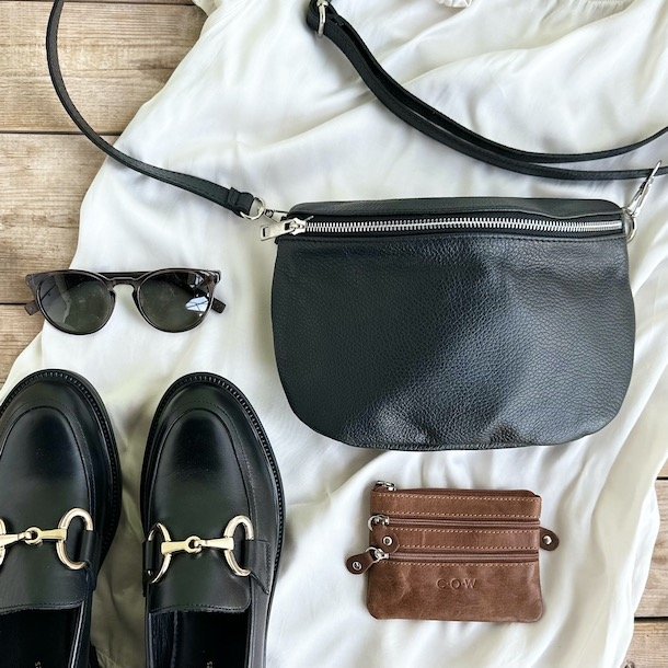 Bltetaske Bolette skind slv