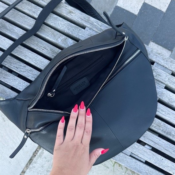 Bltetaske oversize skind