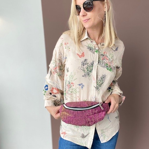 Bltetaske pige - metallic