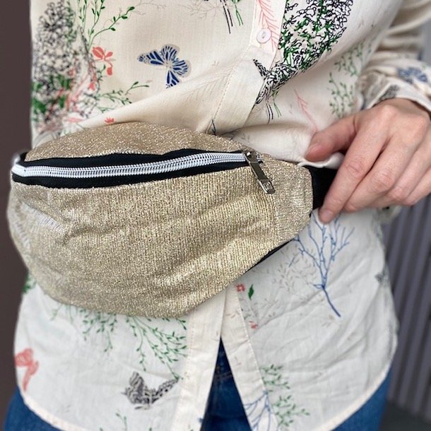 Bltetaske pige - metallic