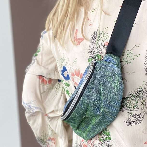 Bltetaske pige - metallic