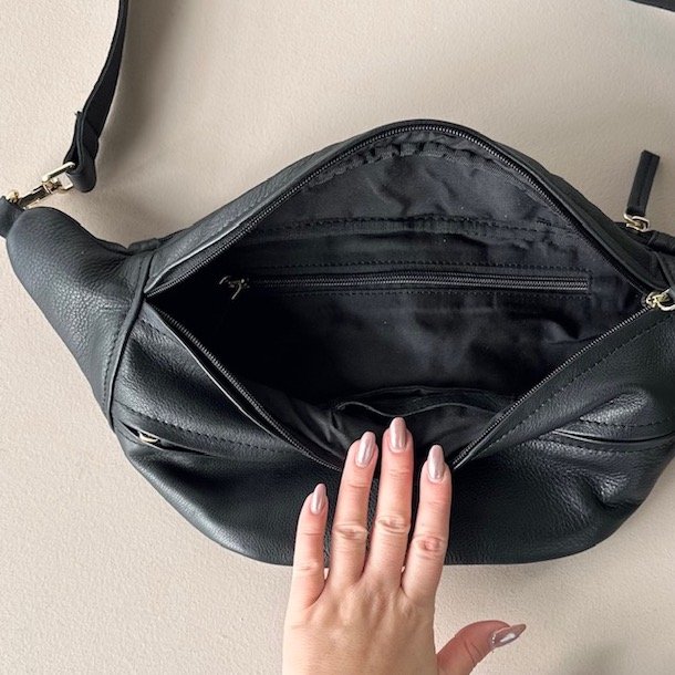 Bltetaske NEW ORIGINAL skind soft sort