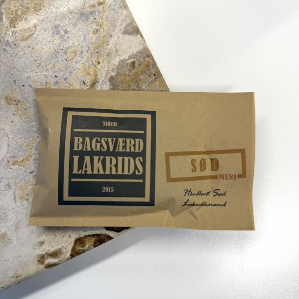 Bagsv�rd lakrids mini flere varianter 40g