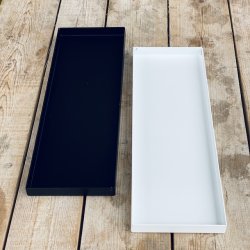 Metal bakke 370x130x20mm