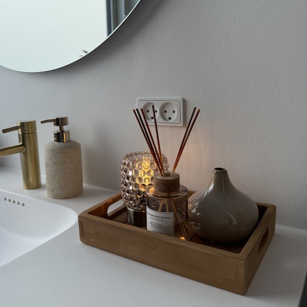 Bakke s�t teak tr� - s�t med 3