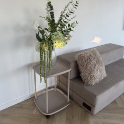 Sidebord med hjul 50x39x39cm