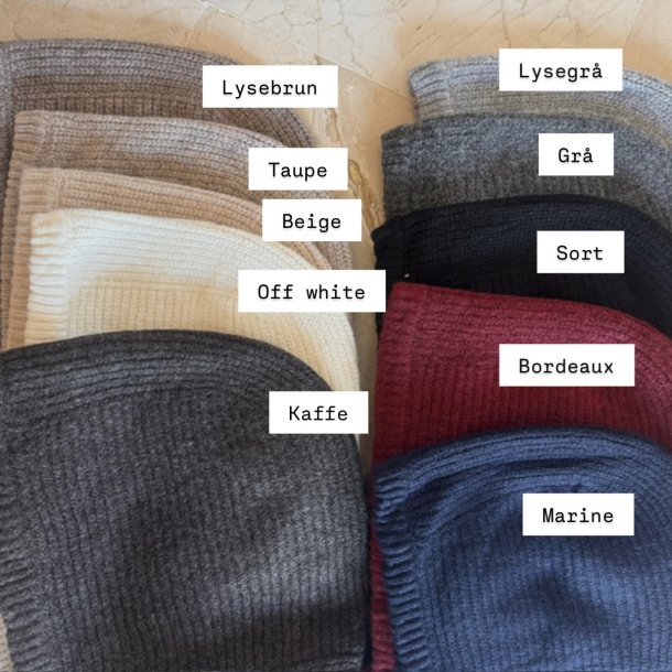 Balaclava med Scarf Uldmiks