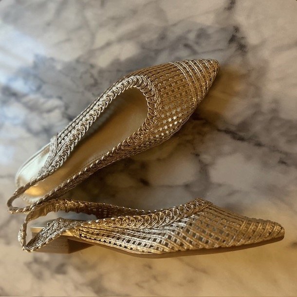 Ballerina Belle guld str. 36-41