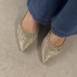 Ballerina Belle guld str. 36-41