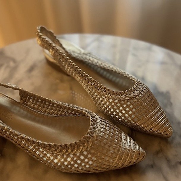 Ballerina Belle guld str. 36-41