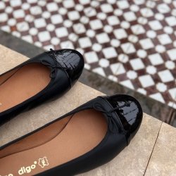 Ballerina BIBI sort skind 