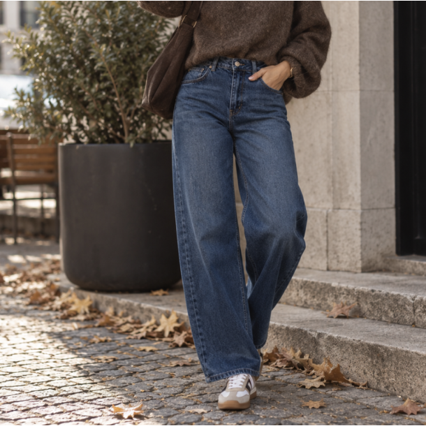 Barrel jeans bl� str 34-42